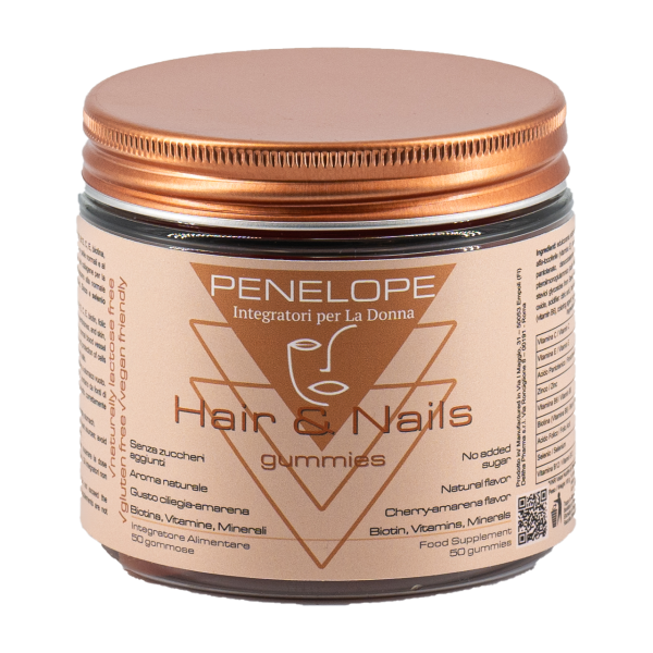 penelope hair nails gummies integratore per bambini